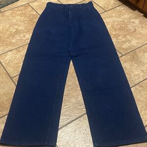 Vintage Levi's 70-80’s High Rise Wide Leg with red script detail Misses Size 10?